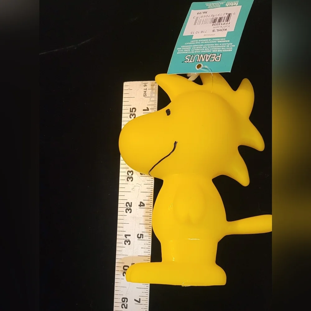 Peanuts Yellow Woodstock Sweaker Dog Toy For Small Dogs